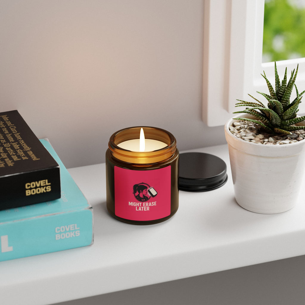 Soy Candle — Amber Jar Scented Candle