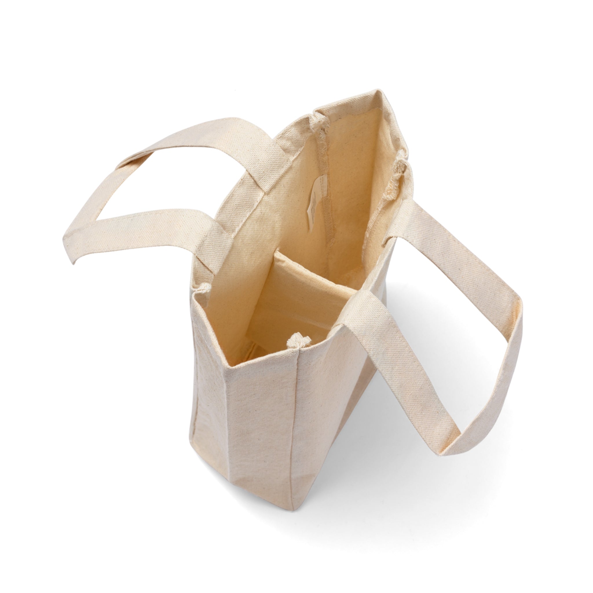 Double Wine Tote - Canvas Wine Carrier Bag