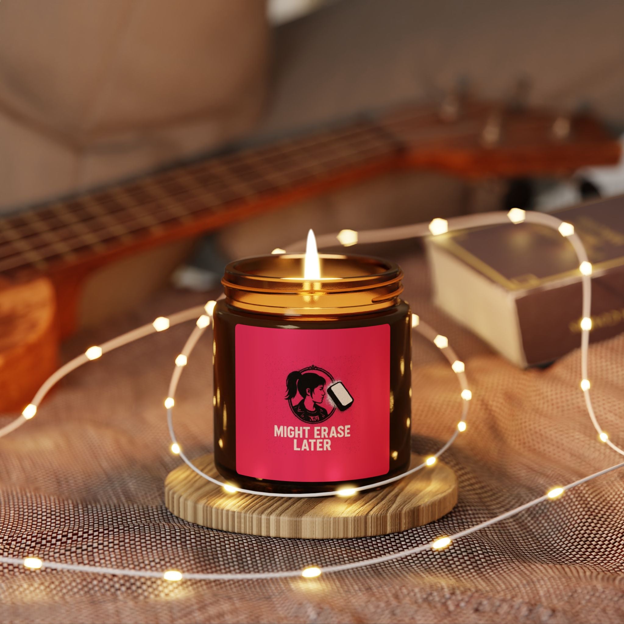 Soy Candle — Amber Jar Scented Candle